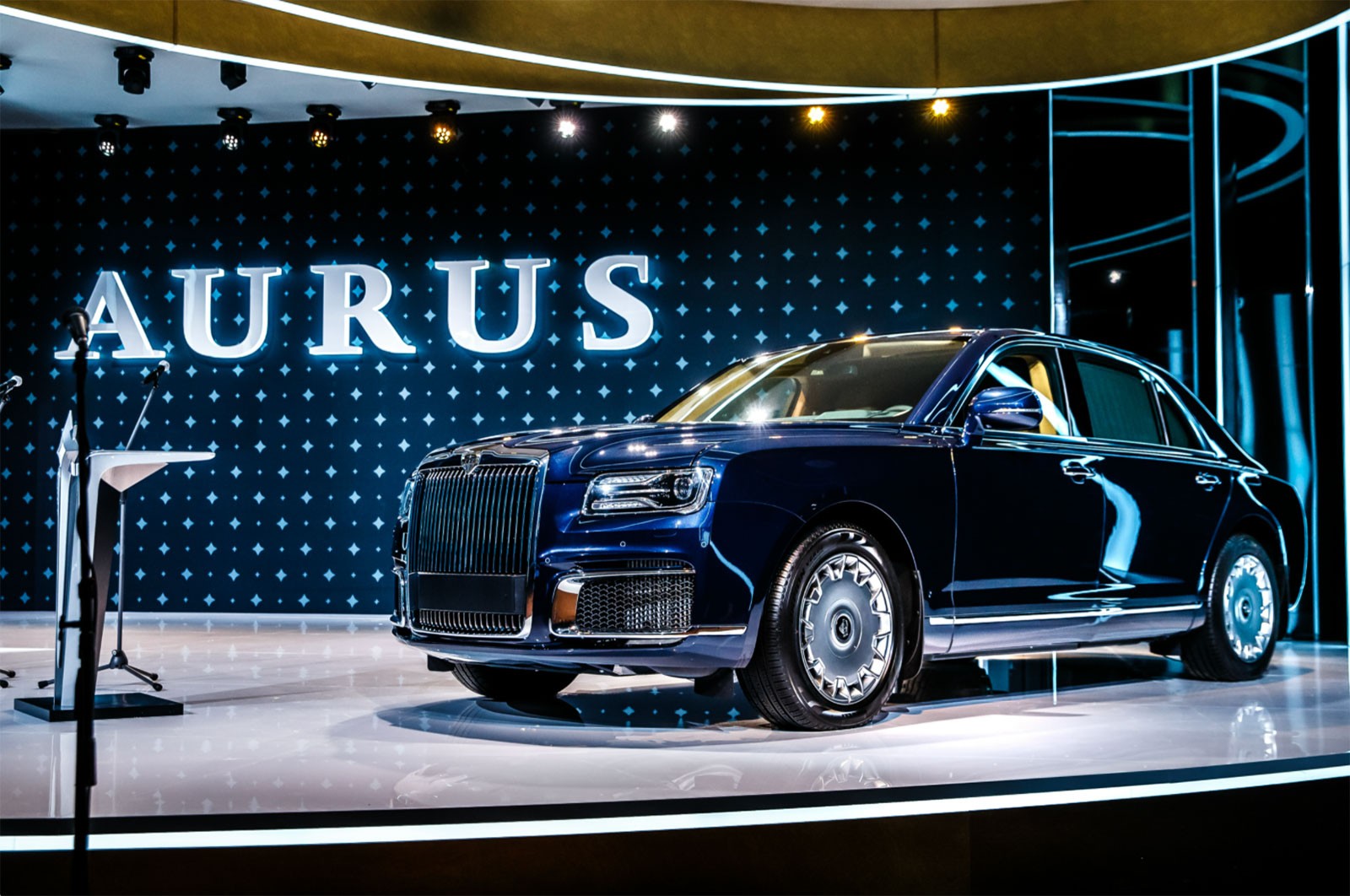 Kama Tyres представила новые шины для проекта «Единая модульная платформа» на презентации Aurus